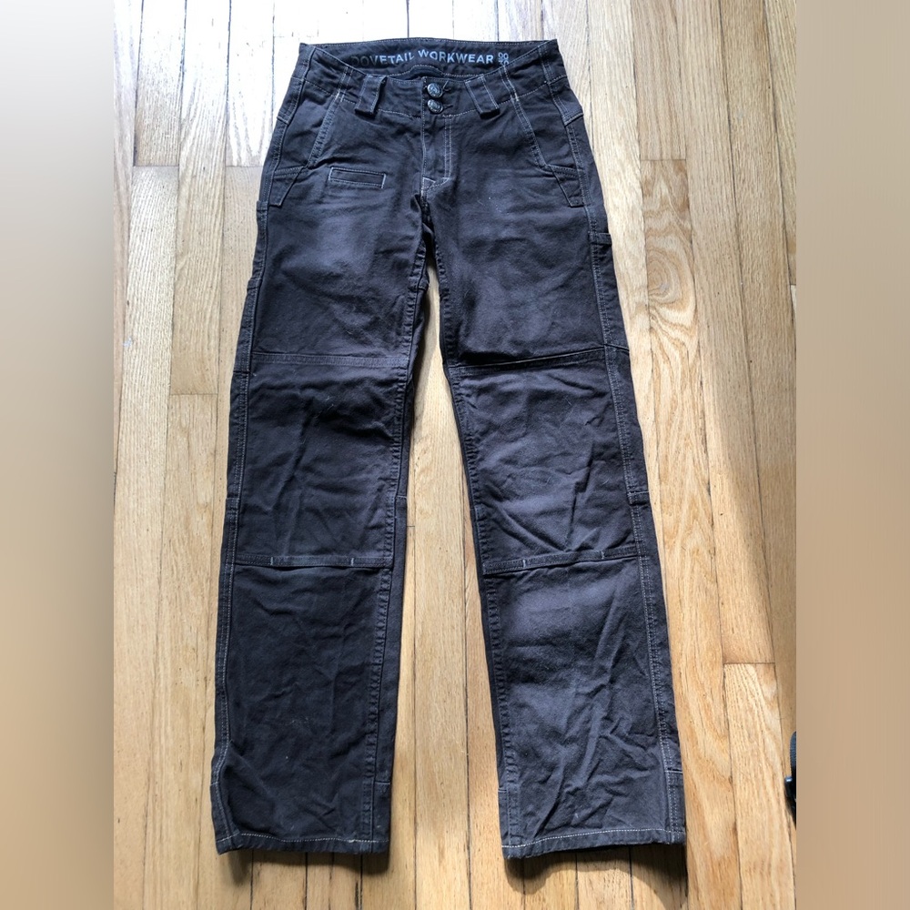 Dovetail Day Construct Brown Canvas Work Pants 00x30